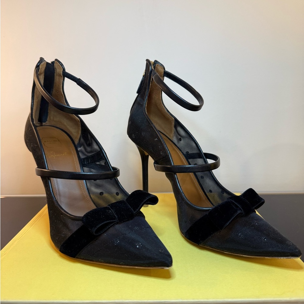 Malone Souliers x Roksanda Bow Mesh Heels – Size 38.5